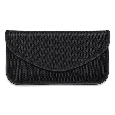 20 x 10cm RFID-Schutzhülle mit Nanoschutzmaterial für Handys, Karten und Autoschlüssel – Schwarz