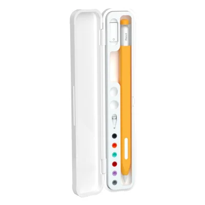Funda para Apple Pencil Pro / Pencil (2.ª generación) / Funda de almacenamiento para 1.ª generación con tapa - Blanco