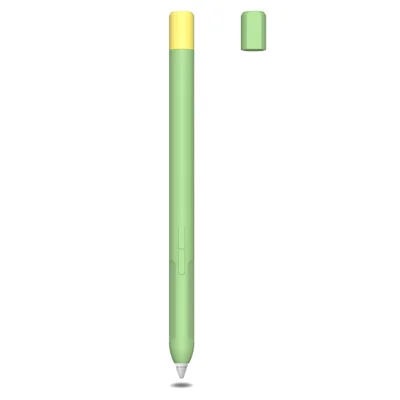Защитный чехол для Xiaomi Smart Pen (Gen 2), чехол-стилус из жидкого силикона с двумя колпачками для ручки - мятно-зеленый