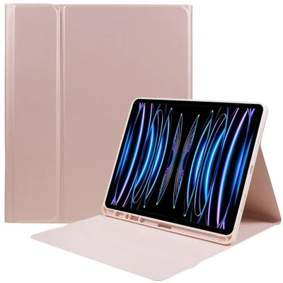 Köp i stort 150 ställplatta för iPad Pro 12,9 (2022) / (2021) / (2020), skyddsfodral av PU-läder+TPU mot fall