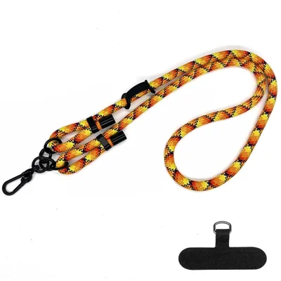Cordão Ajustável de Poliéster de 10 mm de Espessura com Alça Transversal Anti-Perda para Telefone - Estilo 72