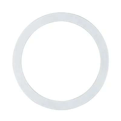 Phone Back Adapter Ring Self-Adhesive Iron Ring for Magnetic Wireless Charger - White
