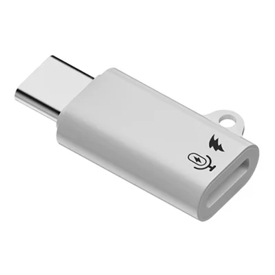 For iPhone Female Audio Adapter to USB-C Male OTG Converter (With Lanyard Loop)