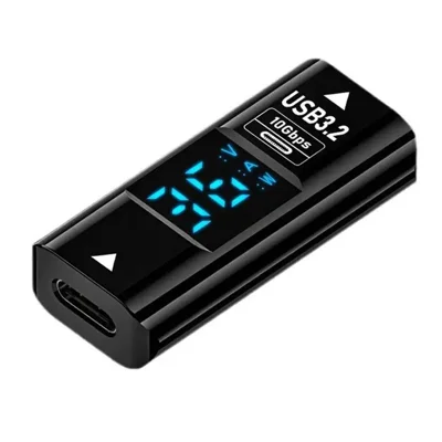 USB C to USB Adapter Digital Display 10Gbps Data Transfer Charging Converter for Laptop - Black
