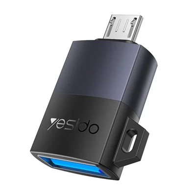 YESIDO GS33 USB Female to Micro USB Male Converter 480Mbps Data Transfer OTG Adapter