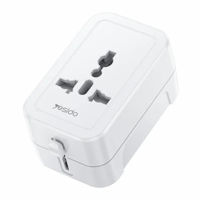 YESIDO MC32 Universal Travel Adapter Multi-Nation Compatibility 1380W Global Plug Converter