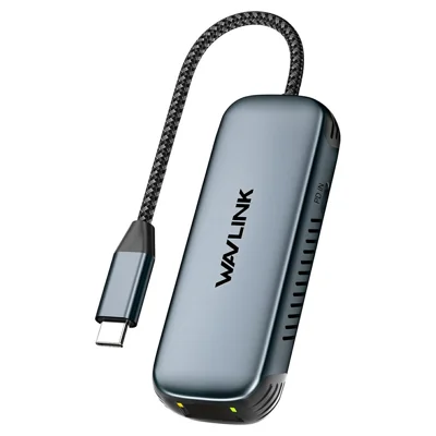 WAVLINK NWU330GD USB-C to RJ45 Ethernet Adapter 2.5Gbps Network Aluminum Converter Support 95W PD Output