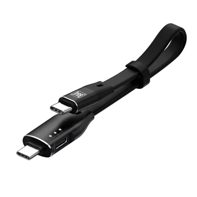 USB 3.1 Gen2 Type C to Type C OTG Data Cable Double Type C Charging 1000MB / S for Hard Drive / USB Flash Drive / Digital Headphones / Action Camera - Black