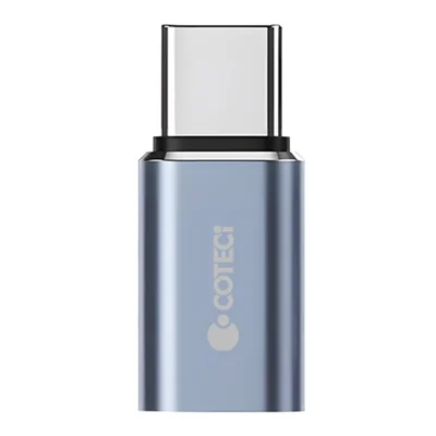 COTECI OT-039 iP Female to Type-C Male Mini Converter Aluminum Alloy 10W OTG Adapter