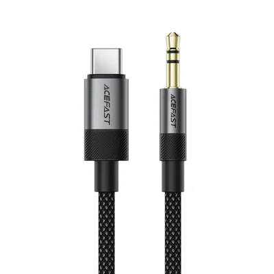 ACEFAST J11 USB-C auf 3,5-mm-Audio-Adapterkabel, High-Fidelity-Übertragung, Audio-Konverter – Schwarz