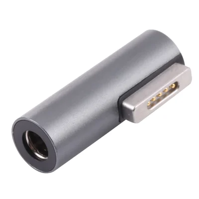 DC 5,5x2,1 mm Buchse auf Kompatibel mit MagSafe 2 Stecker Konverter PD-Schnellladung Metalladapter