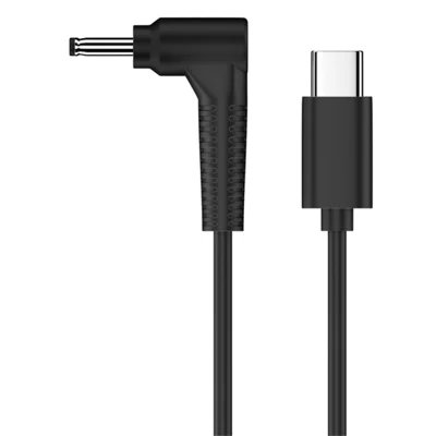 20V 3.5 x 1.35mm DC Power Cord to Type-C Adapter Cable PVC Power Cable for Routers, Cameras, TV Box, Desk Lamps