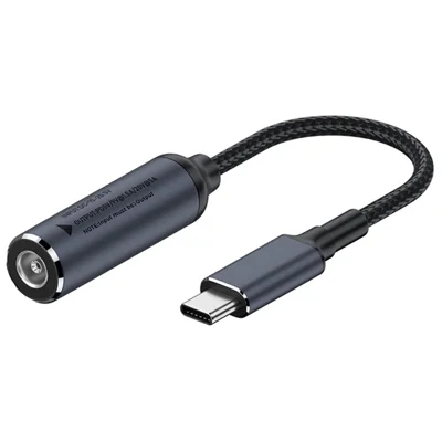 DC 6.5x1.4mm to Type-C Male Charging Cable 100W Laptop Charging Adapter Replacement