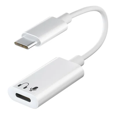 USB-C to iP Headphone Converter for iPhone 15 Series Huawei Samsung Xiaomi LG Type-C Headset Adapter