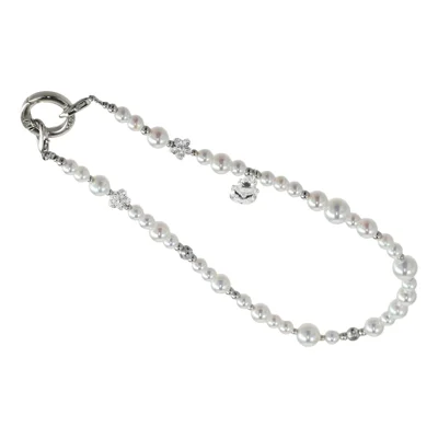JAUCASE AJ040 Lucky Series Phone Chain with Tether Tabs Fluorescent Beads Civet Cat Charm Strap 30cm