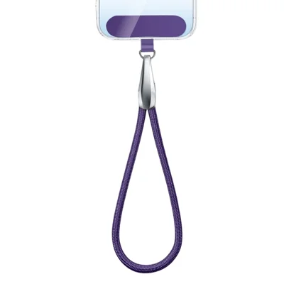 CT-66 Correa de Muñeca Anticaídas con Cordón de Poliéster, Diámetro: 6 mm - Morado Oscuro