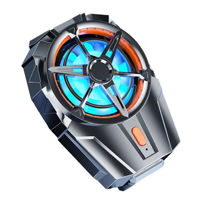X52 Cell Phone Cooling Fan Portable Phone Heat Sink with 3 Adjustable Cooling Gears Wireless Charging Back Clip for Gaming