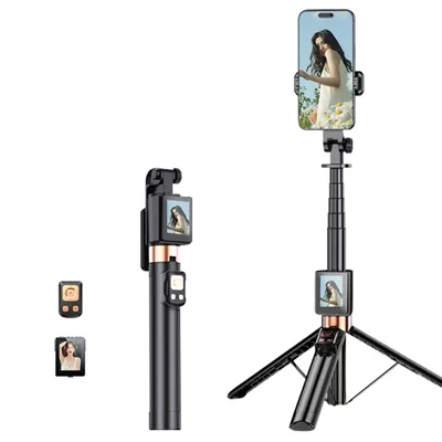XIAOMIYOUPIN FUNSNAP CL07 Real Time Projection Screen Selfie Stick 1.7m Extendable Tripod with Remote