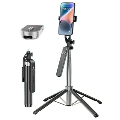 P180mini Portable Selfie Stick Smartphones Bluetooth-Compatible Remote Control Extendable Stand