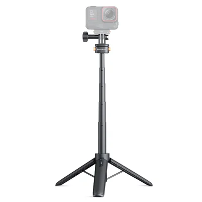 PULUZ PU729B Mini Magnetic Quick Release Tripod Adjustable Height Portable Selfie Stick for Action Cameras