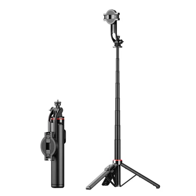 CYKE C20 pour diffusion en direct Trépied selfie portable avec pince magnétique pour téléphone