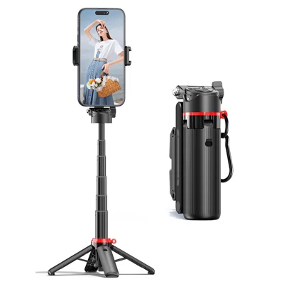 CKYE F07 Monopode portable à 4 pieds avec télécommande Bluetooth®, sans lampe de remplissage