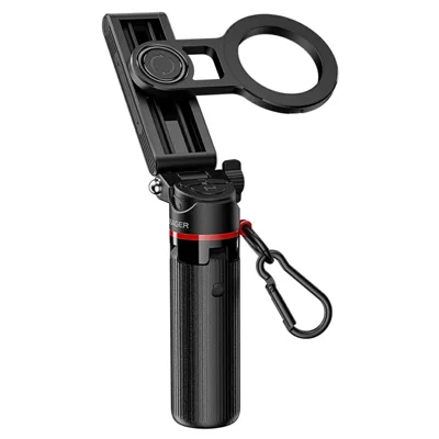 ESSAGER Mini Selfie-Stick 4-in-1 Stativhalterung mit Bluetooth-Fernbedienung, magnetische Handyhalterung