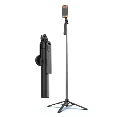 K05 Magnetic Tripod Selfie Stick Bluetooth-compatible Remote Control Foldable Phone Holder for Photography