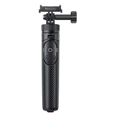 YESIDO SF37 Magnetic Selfie Stick for DJI Osmo Action 6 / 5 Pro / 4 / Osmo 360 Bluetooth-compatible Remote Control Telescopic Tripod - Black