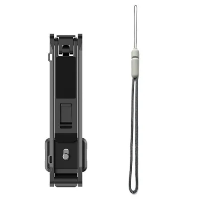 YD10 Faltstativ für Insta360 Luna Ultra / DJI Osmo Pocket Serie, magnetischer Selfie-Stick, Stativ, Metall + Silikon + N52 Magnet Halterung – Schwarz