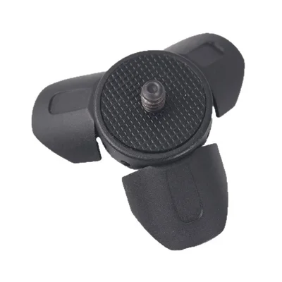 U023 Magnetic Tripod Mount for DJI Osmo Pocket 4  /  3  /  1 / 4-Inch Threaded Devices, Strong Magnet Base, Under 300g Load - Black
