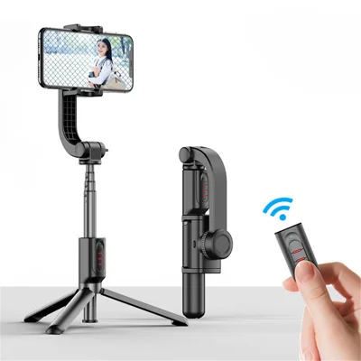 Cloud Shadow 4 WS-19017-1 Portable Bluetooth-compatible Remote Control Single Axis Phone Holder Stabilizer Extendable Tripod Live Streaming Selfie Stick