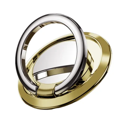 Supporto Magnetico Girevole a 360° con Anello in Lega di Zinco Portata 5KG Supporto per Telefono - Oro