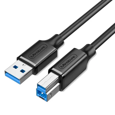 MINDPURE US102 0.5m USB3.0 Male to USB Type-B Male Printer Cable HD Printing Cord