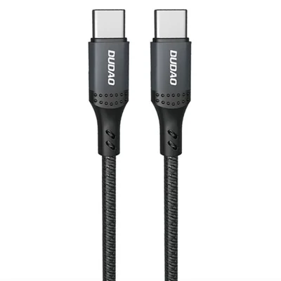 DUDAO L3s 1.2m PD 60W Type-C Cable 5A Fast Charging TPE Data Cord for iPhone 16 Series / Huawei Device