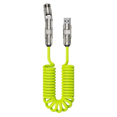 WEKOME WDC-80 Dofon No.1 Car-Specific Safety Data Cable 240W High Power 1.8M Length Multi Function Design - Green