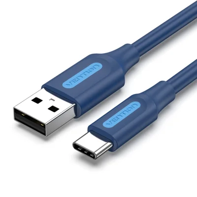 VENTION COKLH 2m USB 2.0 Type A to Type C Cable 3A Fast Charging Phone Tablet Data Cord - Dark Blue