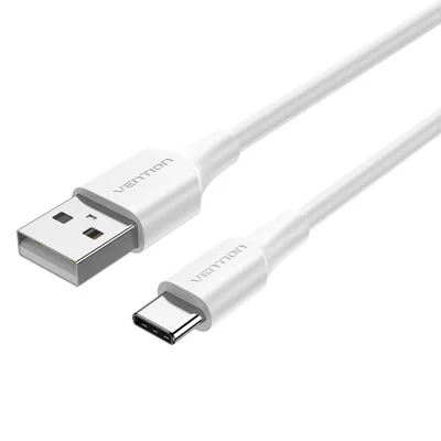 VENTION CTHWH 2 m USB 2.0 Typ A till Typ C kabel 3 A snabbladdning och datasynkronisering – vit