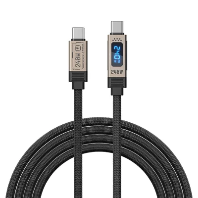 WEKOME WDC-49 Ladon 4 Typ-C auf Typ-C-Kabel 40Gbps Datenübertragung 240W Hochleistungs-Datenkabel