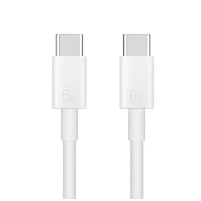 Cabo de 1 m 6A SuperCharge Tipo-C para Tipo-C para Honor 200 Pro 5G / 200 Lite / Magic6 Lite 5G / Magic7 Pro 5G, Cabo de Dados