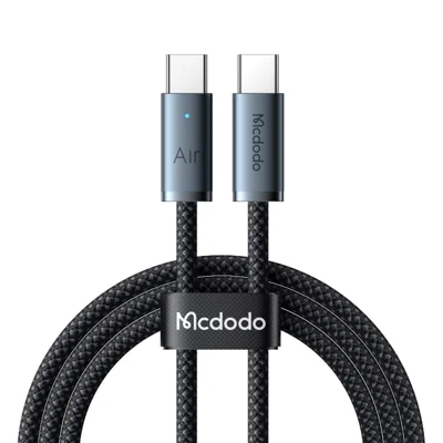 MCDODO CA-708 1.2m USB-C to USB-C Air Cable 240W Fast Charging Cord for MacBook / iPhone - Black