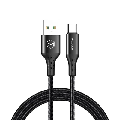MCDODO for iPhone 15 Series 1.5M 5A Nylon Braided Type-C USB Charging Cable Cord for Samsung Huawei Xiaomi