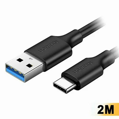 UGREEN US184 20884 2m USB-A to USB-C Cable 5Gbps 3A Fast Charging Data Transfer - Black