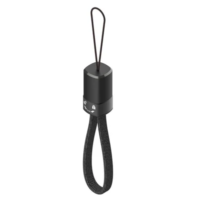 240W Flat Magnetic Phone Lanyard Data Cable Type-C PD Fast Charging 90 Degree Rotating Lock for iPhone Laptop Power Bank - Black