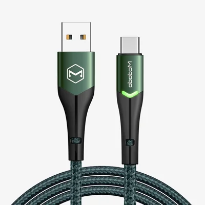 MCDODO MDD CA-7960 para iPhone 15 Series 1 m Cable Tipo C Carga Rápida Cable de Datos para Xiaomi Samsung Huawei - Verde