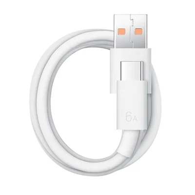 HUAWEI CC790 Cabo de Carregamento Rápido Tipo-A para Tipo-C 6A, Cabo de Sincronização de Dados de 1m