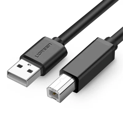 Кабель UGREEN 2м USB 2.0 для принтера, USB Type A - USB Type B, мужской - мужской, для принтеров, данные