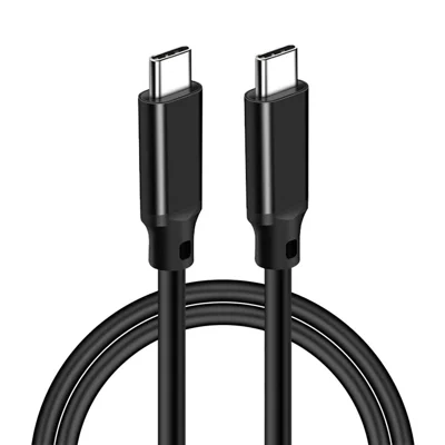 PQ099 1m PD100W 5A Type-C Male to Male High Speed Data Cable Gen2 4K Projection Screen Fast Charging Cable