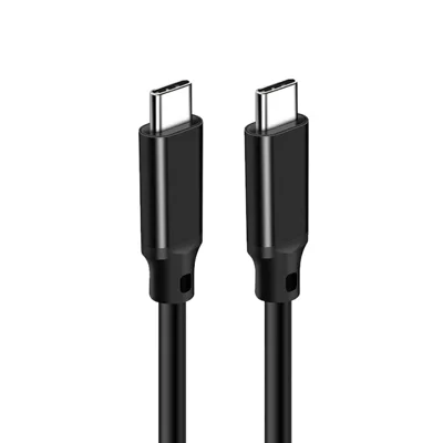 PQ099 0.3m 100W 5A Type-C Male to Male Data Cable Gen2 4K Projection Screen Fast Charging Cable