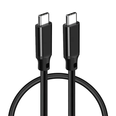 PQ099 0.5m 100W 5A Type-C Male to Male 1000Mb/s Data Cable Gen2 4K Projection Screen PD Fast Charging Cable